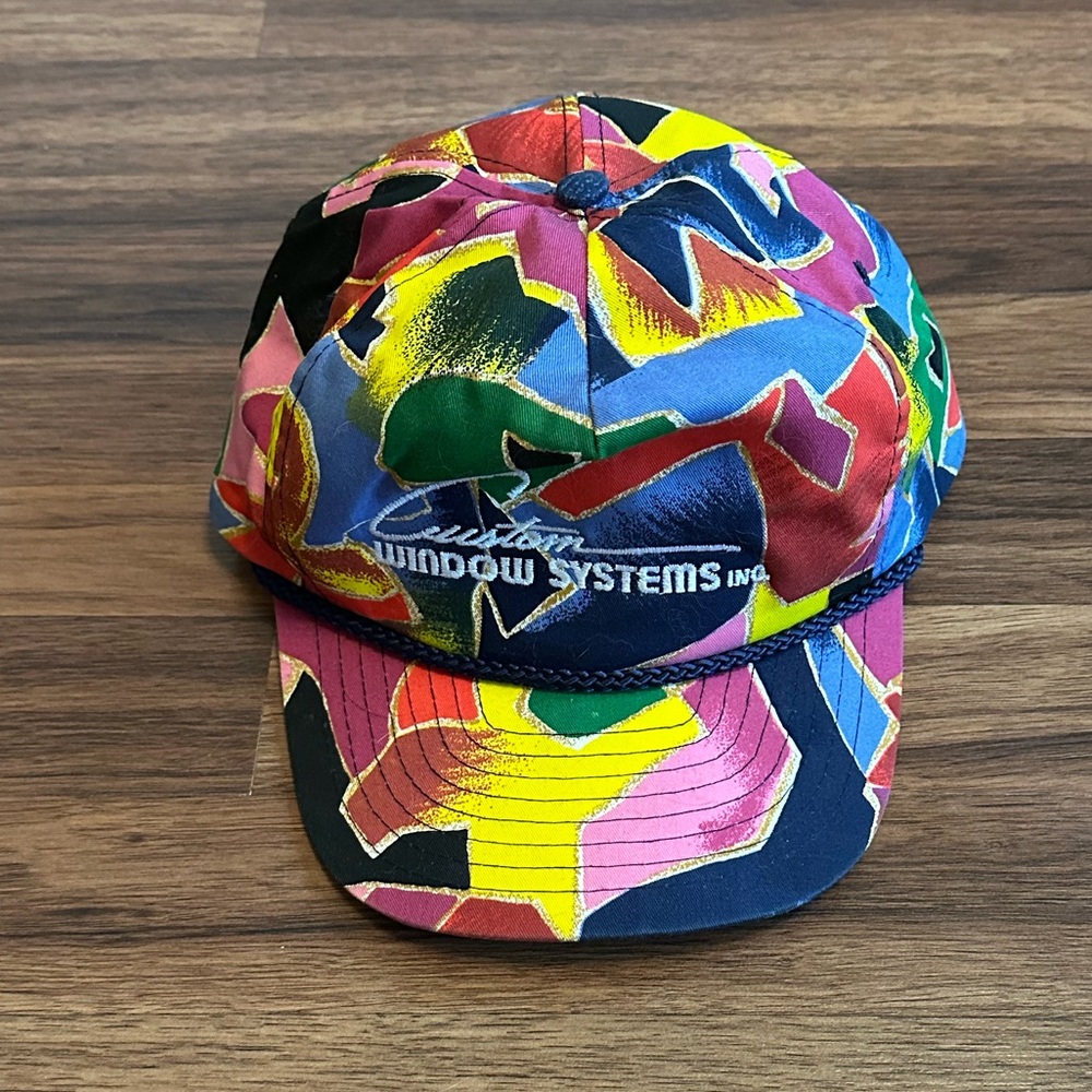 Vtg 90’s Nissin “Custom Window Systems Inc.” Snapback, Size: One Size